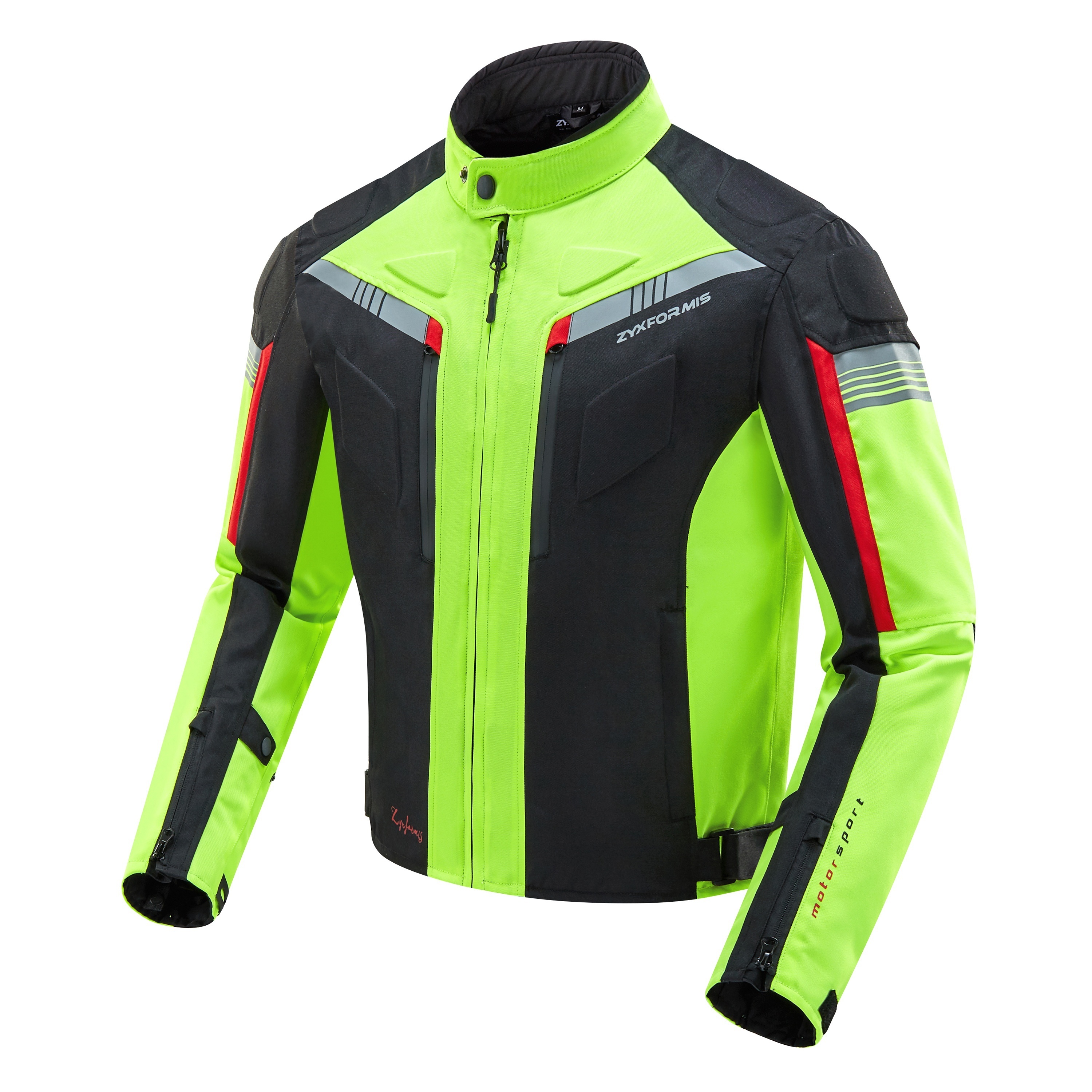 ZYXFORMIS Men'S Motorcycle Jacket - Windproof, Full-Body - Image 13