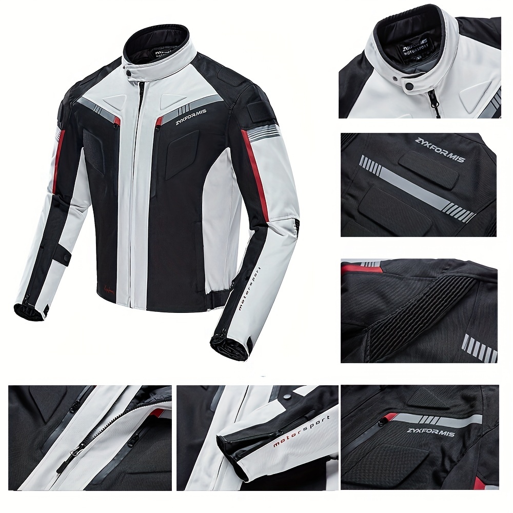 ZYXFORMIS Men'S Motorcycle Jacket - Windproof, Full-Body - Image 8