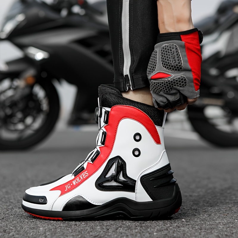 JGWOLVES motorcycle boots motorcycle shoes Men's boots - Image 3