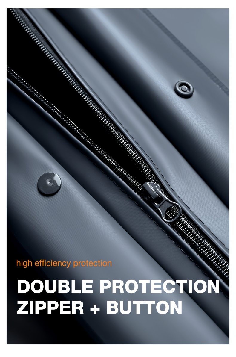 BM Raincoat and Pants for Men, Upper and Lower Separated Heavy Adult Motorcycle Raincoat Suit Black, Suitable for Riding, Outdoor Work, Outdoor Hiking