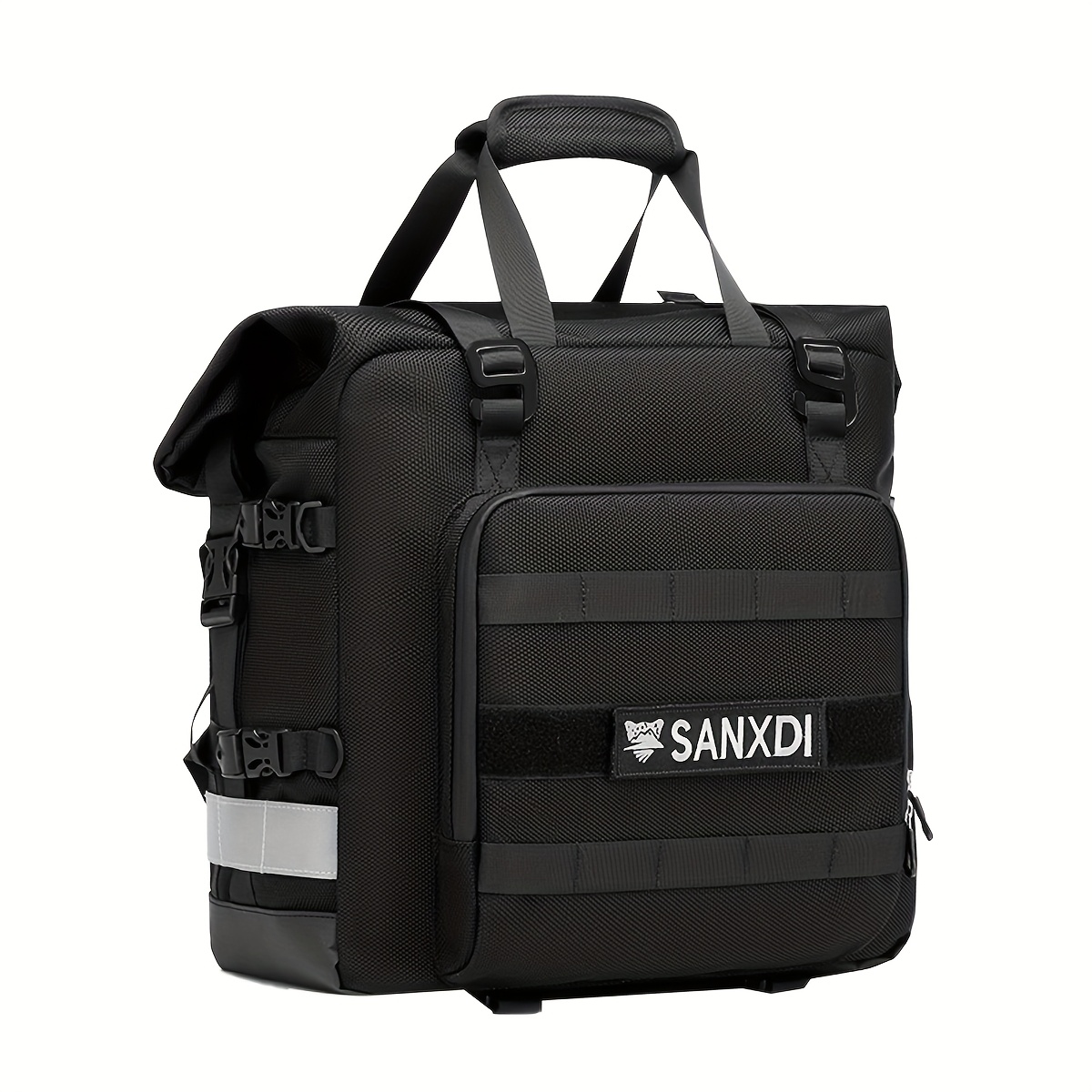 Saddle Bag 20L-40L Expandable Pannier Bag Motorbike Storage Bag 1pc - Image 6