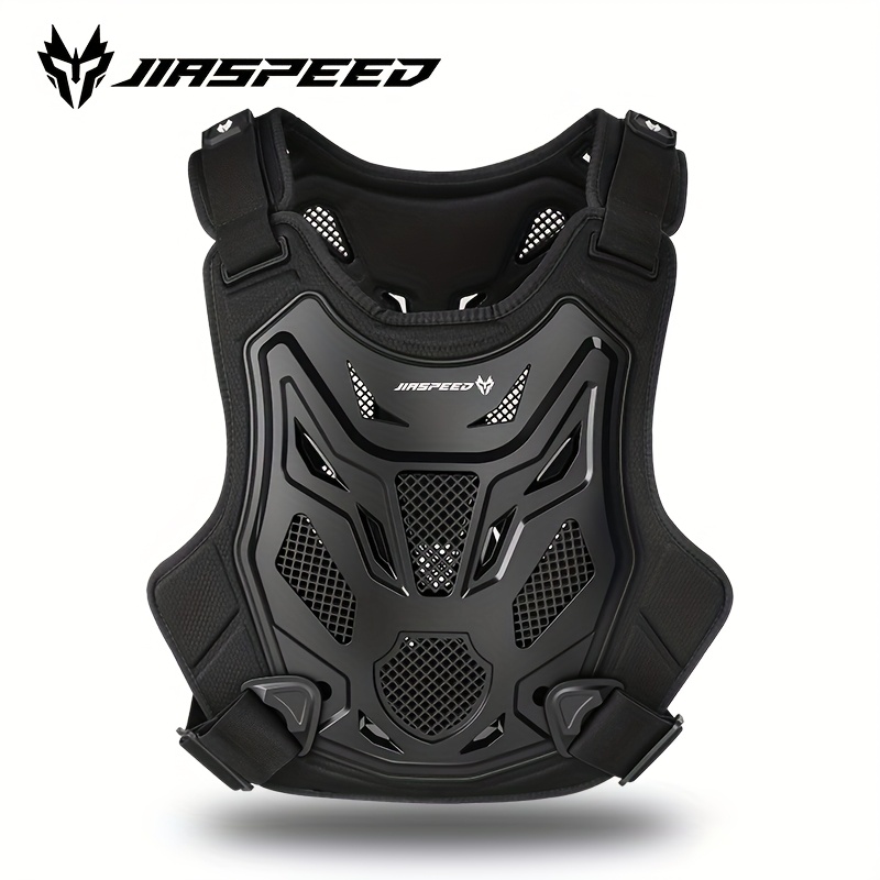 Motorcycle PE vest with adjustable shoulder straps, foam padding - Image 4