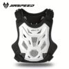 Motorcycle PE vest with adjustable shoulder straps, foam padding