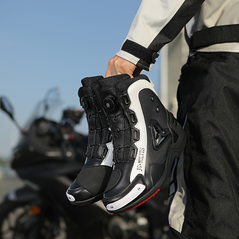 JGWOLVES motorcycle boots motorcycle shoes Men's boots - Image 12