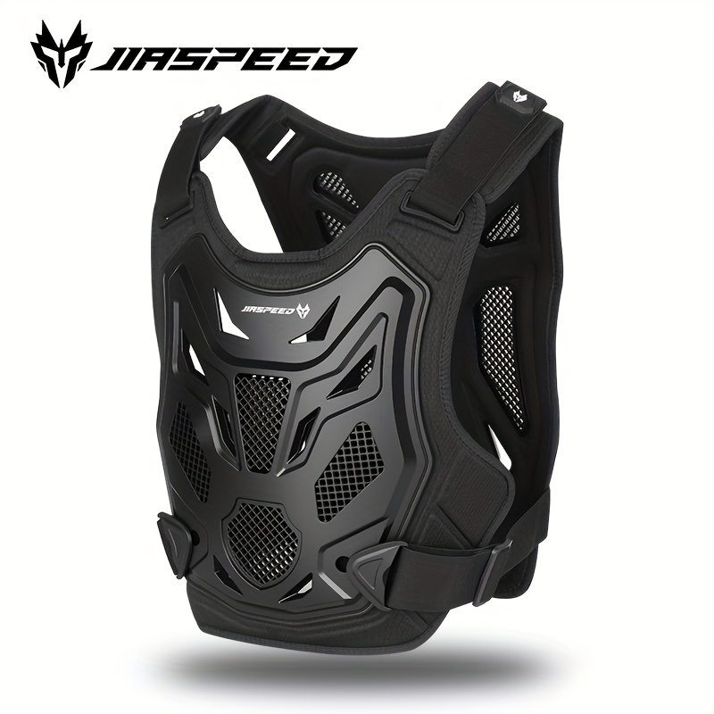 Motorcycle PE vest with adjustable shoulder straps, foam padding - Image 6