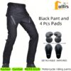 Motorcycle riding pants, high waist, rider biker pants