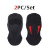 2pcs Unisex Windproof Motorcycle Balaclava Face Masks