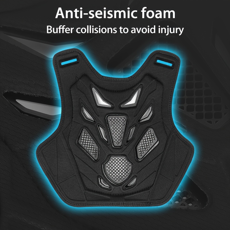 Motorcycle PE vest with adjustable shoulder straps, foam padding - Image 3