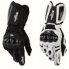 Motorcycle Riding Gloves All-Season Black White
