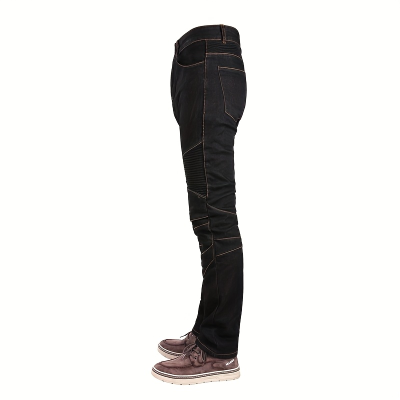 Fashion Motorcycle Denim Riding Pants - Motorcycle Riding Pants, Motorcycle Riding Jeans, Comfortable Motorcycle Riding and Daily Wear, Breathable Motorcycle Riding Pants.