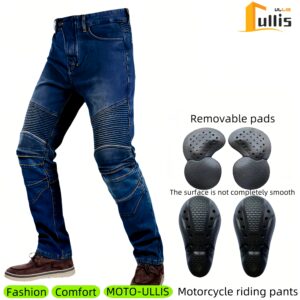 Fashion Motorcycle Denim Riding Pants
