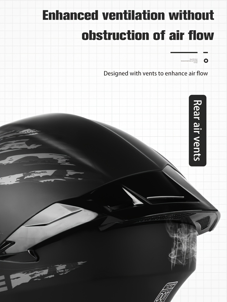 LUOCHOSE Modular Motorcycle Helmet - Sleek Black with Red Accents, ABS Material, Reflective Visor for Safe Night Riding, Ideal for Daily Commuting - Small Size, Motorcycle Riding Gear