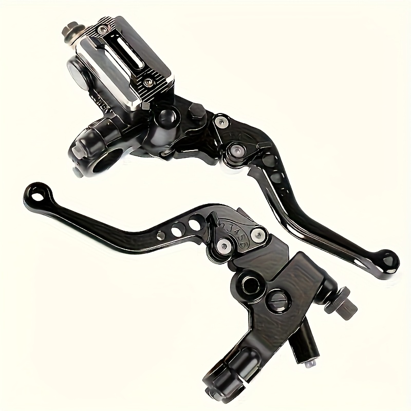 High-end engineering motorcycle handlebar set - 7/8 inch (22mm) brake master cylinder with clutch lever, CNC aluminum alloy, adjustable design suitable for street sports motorcycles 3 color sets available