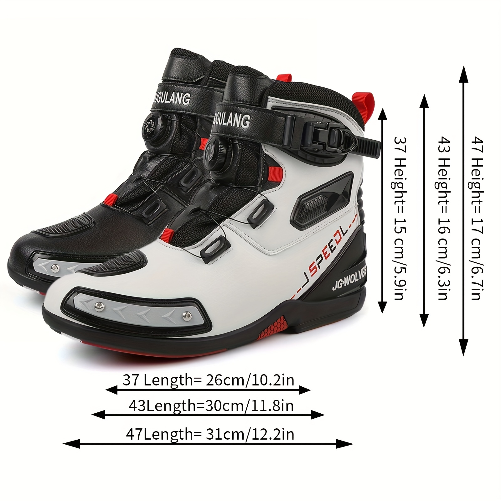 JGWOLVES motorcycle boots motorcycle shoes Men's boots