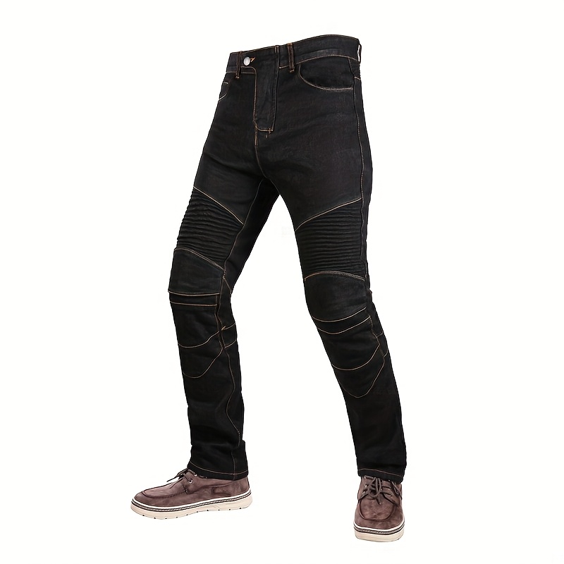 Fashion Motorcycle Denim Riding Pants - Motorcycle Riding Pants, Motorcycle Riding Jeans, Comfortable Motorcycle Riding and Daily Wear, Breathable Motorcycle Riding Pants.