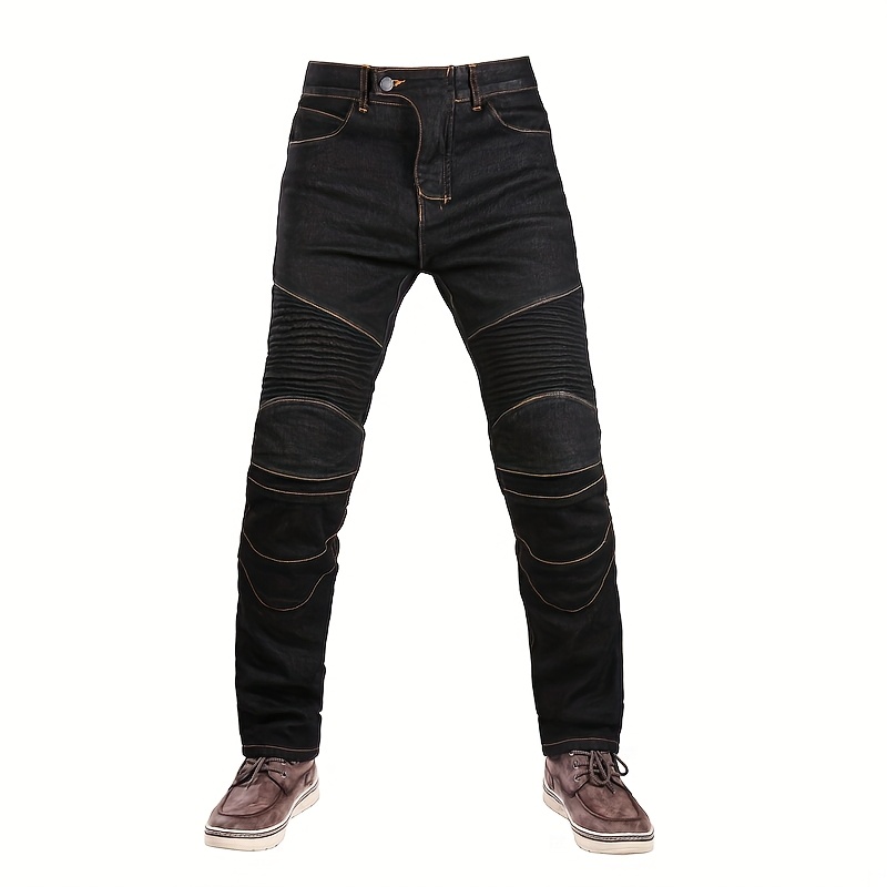 Fashion Motorcycle Denim Riding Pants - Motorcycle Riding Pants, Motorcycle Riding Jeans, Comfortable Motorcycle Riding and Daily Wear, Breathable Motorcycle Riding Pants.