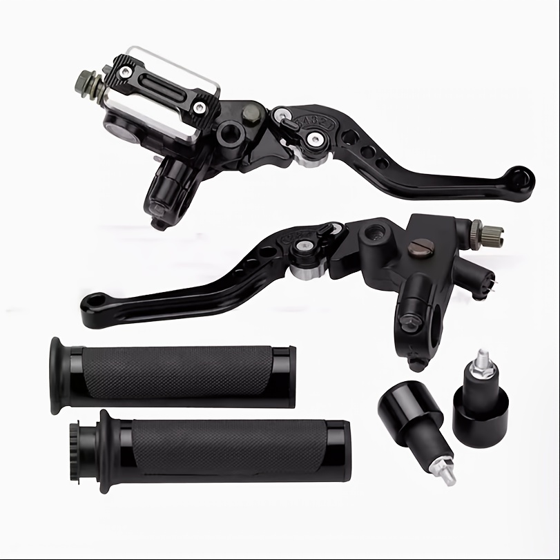 motorcycle handlebar set - brake master cylinder with clutch lever - Image 11