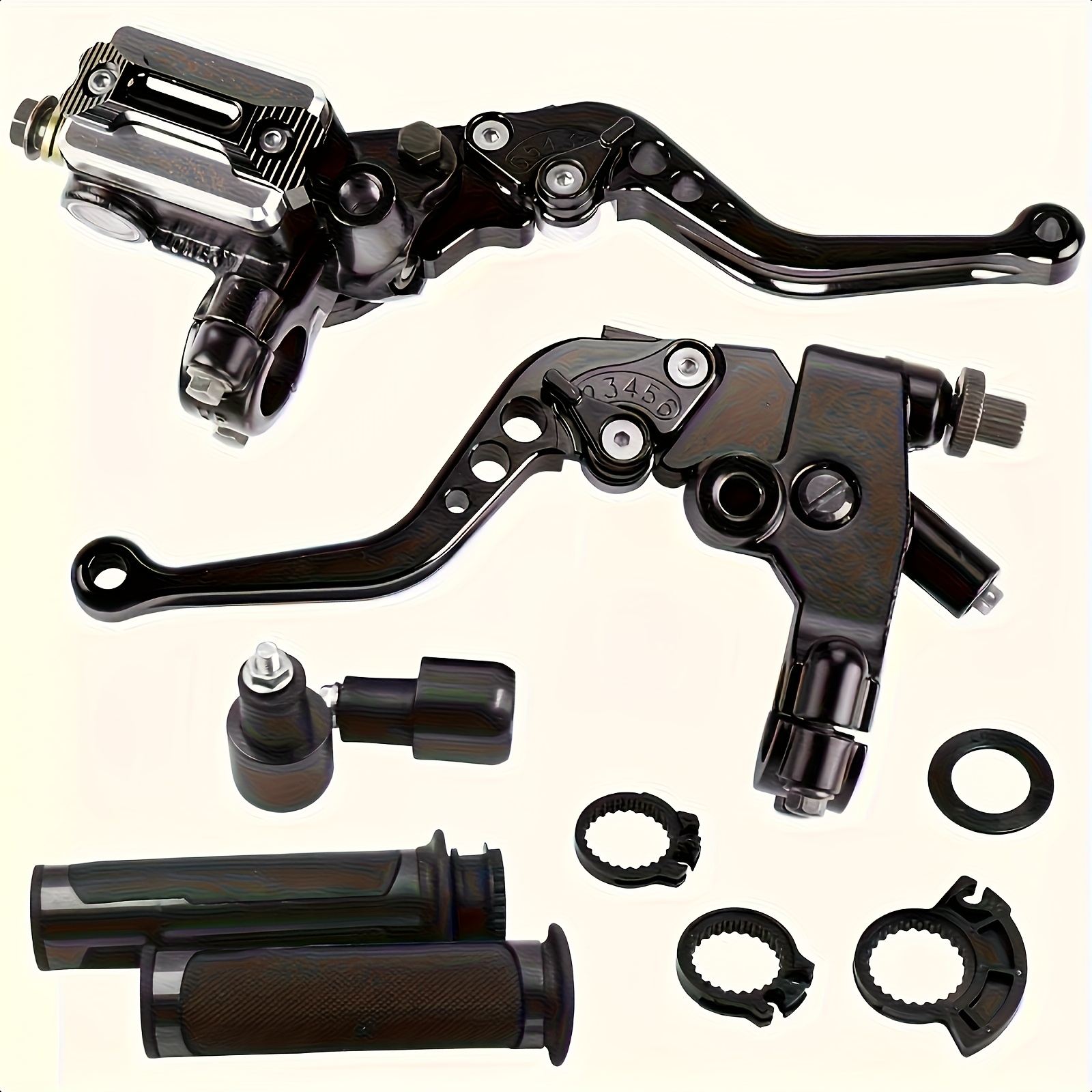 motorcycle handlebar set - brake master cylinder with clutch lever - Image 6