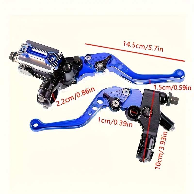 motorcycle handlebar set - brake master cylinder with clutch lever - Image 4