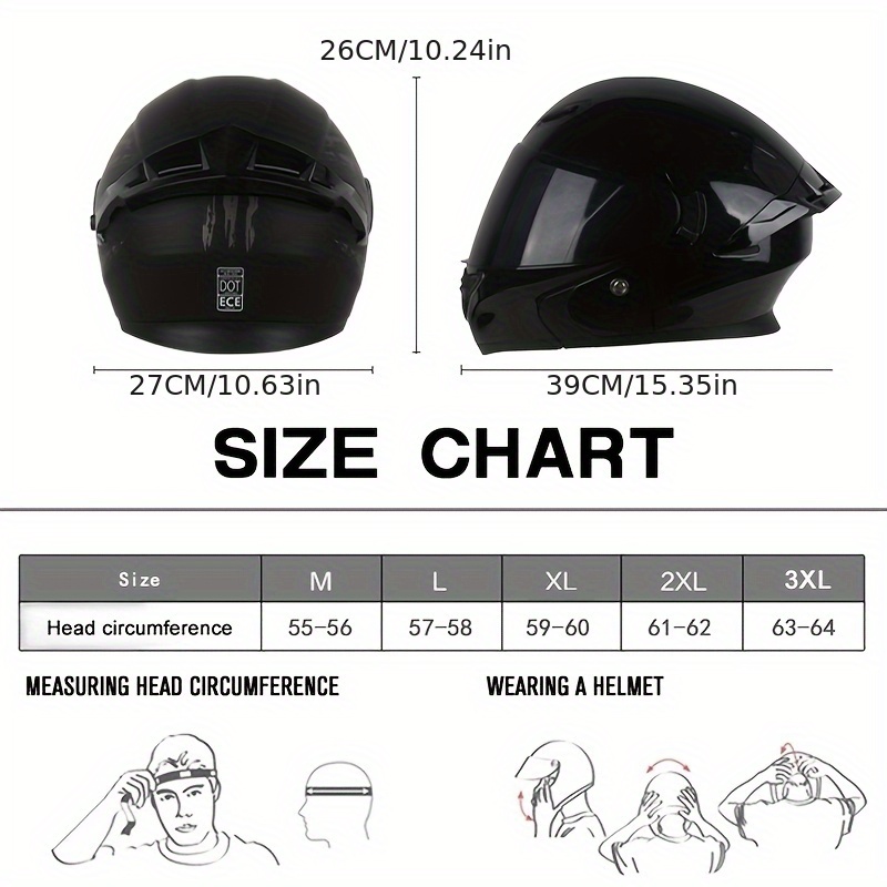 UCHOOSE Modular Motorcycle Helmet - Image 6