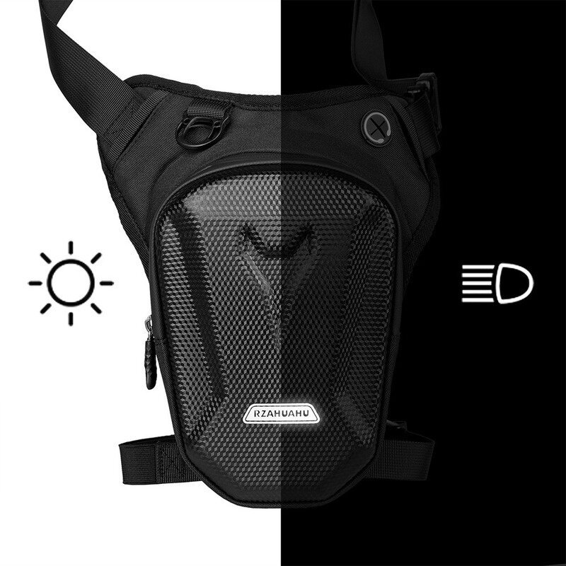 Motorcycle Riding Multi-Functional Leg Wrap Waist Bag Rider'S Waist Bag Outdoor Crossbody Tactical Leg Pack Mountaineering Waist Bag, Built-in Mesh Pocket, Double Pocket Design for Storing More Items