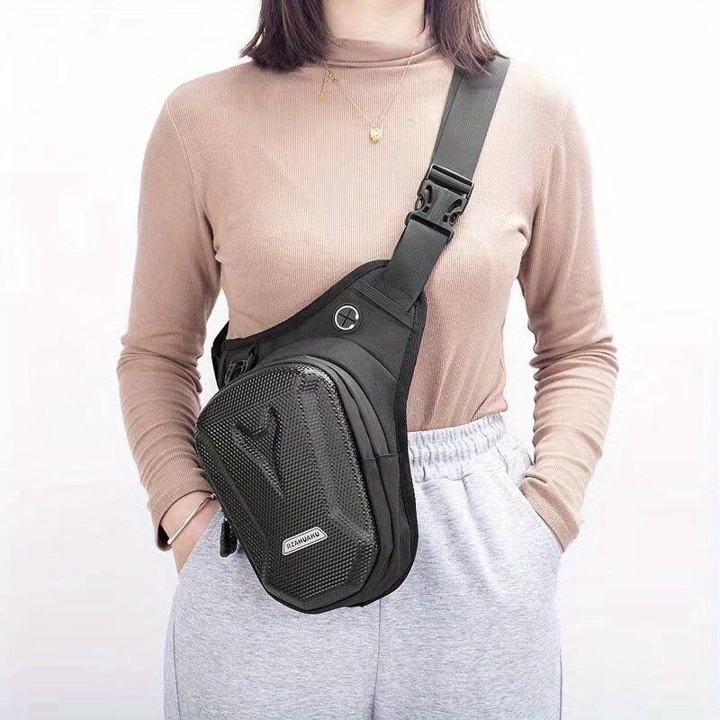 Motorcycle Riding Multi-Functional Leg Wrap Waist Bag Rider'S Waist Bag Outdoor Crossbody Tactical Leg Pack Mountaineering Waist Bag, Built-in Mesh Pocket, Double Pocket Design for Storing More Items