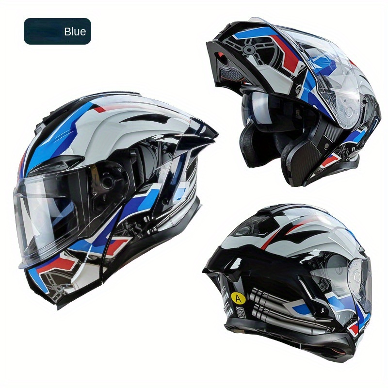 Dual Visor Motorcycle Helmet - Image 3