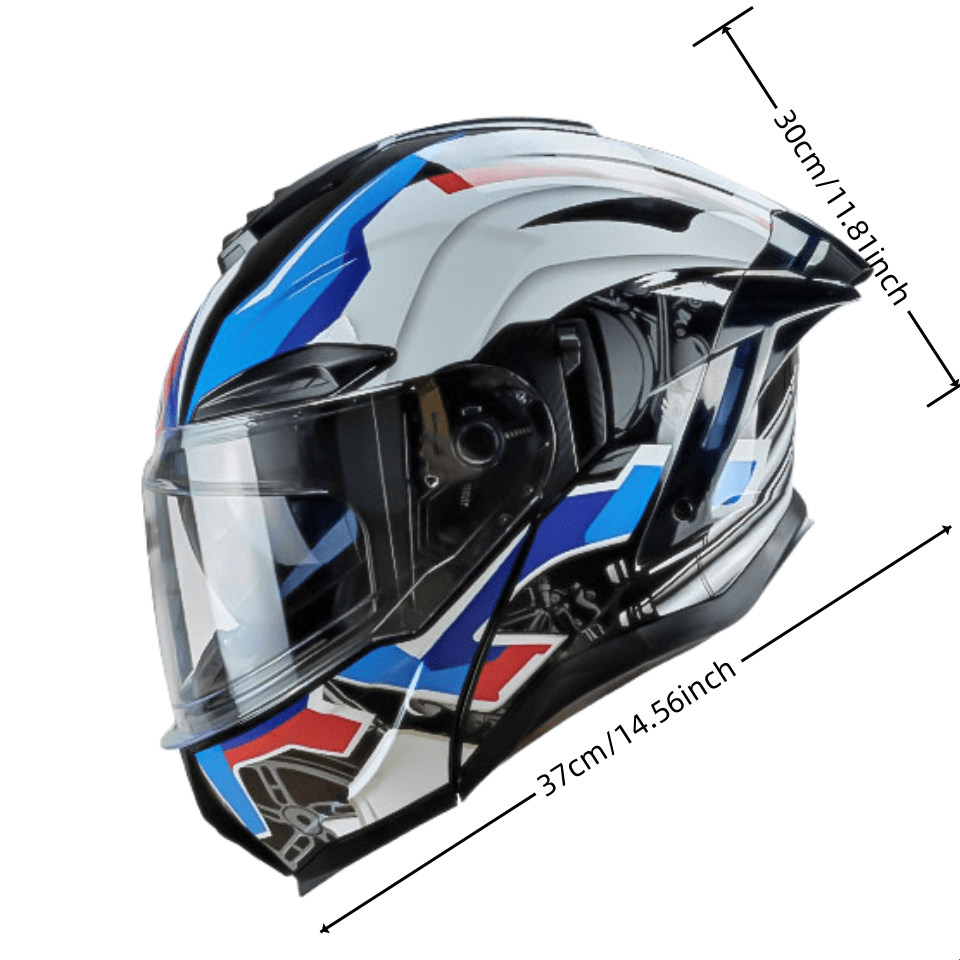 Dual Visor Motorcycle Helmet - Image 7