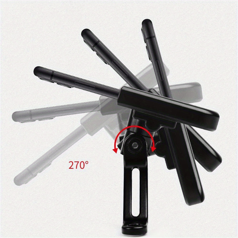 Aluminum Alloy Bike & Motorcycle Phone Holder – Universal Adjustable GPS Mounting Bracket for Handlebars – Secure & Durable Mobile Clip