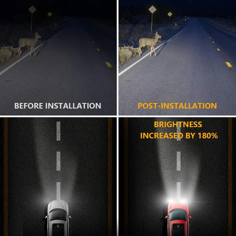 7-Inch LED H4 Round Headlights - Image 6