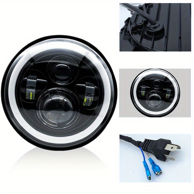 7-Inch LED H4 Round Headlights - Image 10