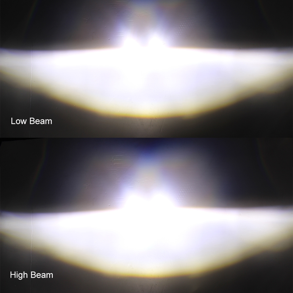 14.61cm LED Motorcycle Headlight - High/Low Beam, DRL & Turn Signal, Fit for Dyna Softail, Sportster, Iron 883, FXCW - 12V, No Battery Needed, Motorcycle Lighting Upgrade, Sleek Headlight Design, Durable Construction