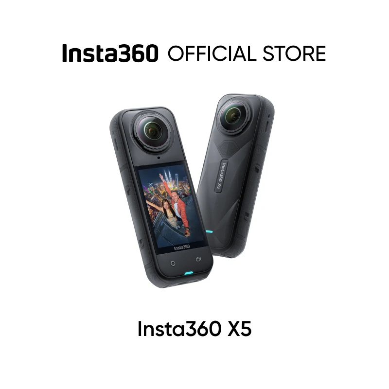 Insta360 X5 – Waterproof 8K 360° Action Camera, Leading Low Light