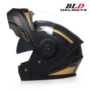 Dual Lens Flip Up Helmets Motocross Racing Modular Cascos