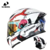 Uchoose Motorcycle helmet dual lens